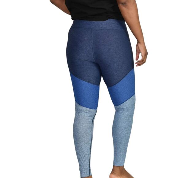 Outdoor Voices Springs Leggings Blue Calf Length Compression Casual Pocket XS - Picture 3 of 12
